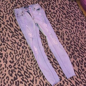 Aero high rise curvy Distressed Women Jeggings